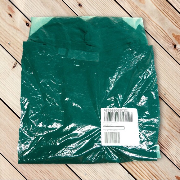 George Simonton Draped Printed Chiffon Duster Vest, NWT 2X Jungle Green A253680 - Picture 8 of 13